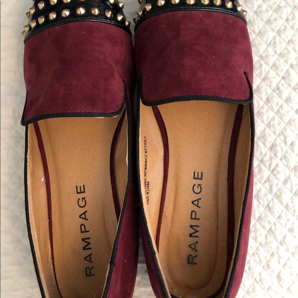 Merlot Suede Flat - Picture 5 of 6